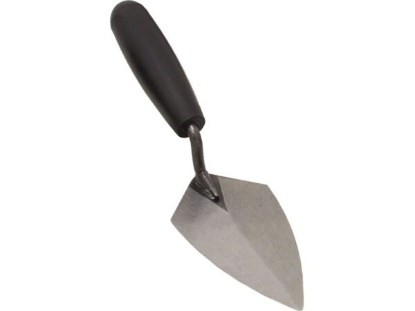 Marshalltown QLT Spitzkelle mit Kunststoffgriff, aus Stahl, Maße: 140x70 mm