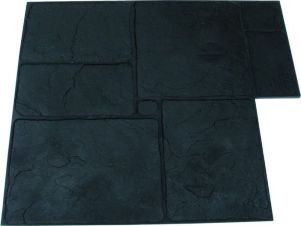 Marshalltown English Riverstone Stempel, Kunststoff, schwarz, Maße: 914x914 mm