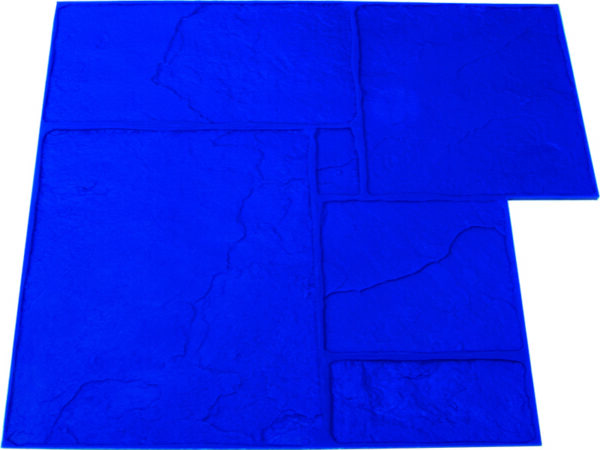 Marshalltown English Riverstone Stempel, Kunststoff, blau, Maße: 914x914 mm