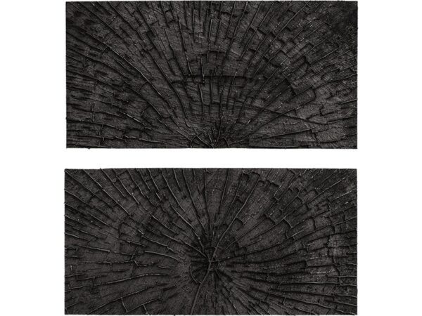 Marshalltown Timber End Grain Skin - Texturstempel, Kunststoff, schwarz, Maße: 203x406 mm