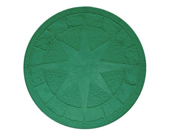 Marshalltown Compass "Rose" Stempel, Kunststoff, grün, Durchmesser: 1219 mm