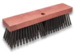 Marshalltown Strassendrahtbürste, Stahlborsten, Holzblock, Breite: 406 mm – Bild 4