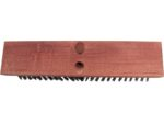 Marshalltown Strassendrahtbürste, Stahlborsten, Holzblock, Breite: 406 mm – Bild 2