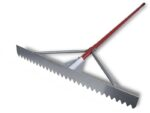 Marshalltown Magnesium Betonverteiler, glatt, 2134 mm Aluminium Stiel, Magnesium, Maße: 914x76 mm – Bild 5