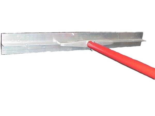Marshalltown Glatter Betonverteiler mit 2134 mm Stiel mit T-Verbinder, Magnesium, Maße: 914x76 mm