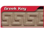 Marshalltown Minirand Roller -  Greek Key, Gummi, schwarz, 76 mm
