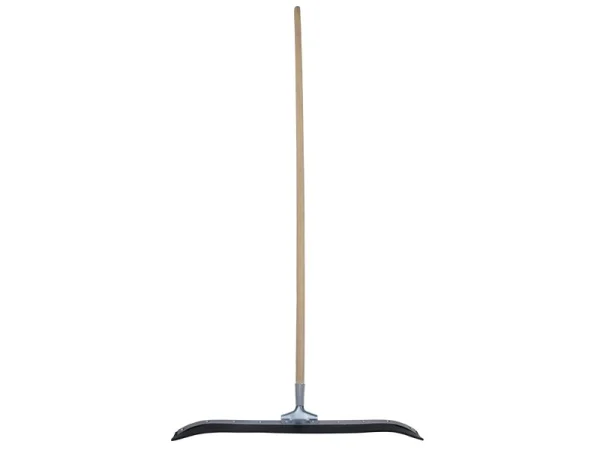 Marshalltown Asphalt Rakel, 1524 mm Holzstiel mit gebogenem Blatt, Aluminium, Breite: 610 mm