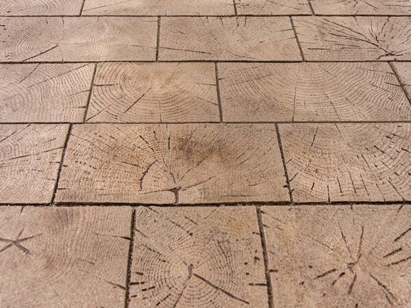 Marshalltown Woodpaver Cobble Stempel, Kunststoff, grau, Maße: 965x610 mm