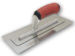Marshalltown PermaFlex Glättkelle, Durasoft Griff, Edelstahl, Maße: 279x127 mm – Bild 5