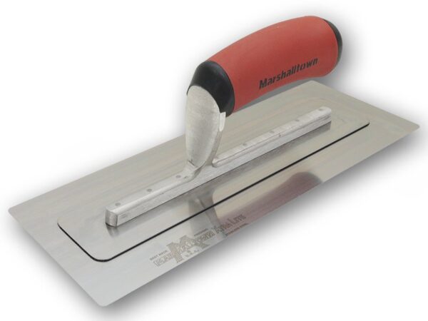 Marshalltown PermaFlex Glättkelle, Durasoft Griff, Edelstahl, Maße: 330x127 mm