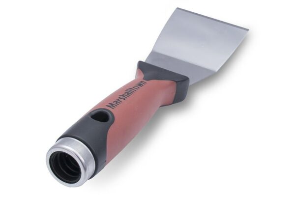 Marshalltown Schaber, gebogen, Durasoft Griff, Edelstahl, Maße: 76x254 mm