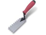 Marshalltown QLT Zweiseitig gezahnte Randkelle, Eckig 6x6x6 mm, Softgrip Griff, Stahl, Maße: 127x51 mm – Bild 5