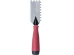 Marshalltown QLT Zweiseitig gezahnte Randkelle, Eckig 6x6x6 mm, Softgrip Griff, Stahl, Maße: 127x51 mm – Bild 3