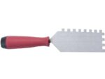 Marshalltown QLT Zweiseitig gezahnte Randkelle, Eckig 6x6x6 mm, Softgrip Griff, Stahl, Maße: 127x51 mm – Bild 2