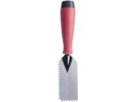 Marshalltown QLT Zweiseitig gezahnte Randkelle, V -6x6 mm, Softgrip Griff, Stahl, Maße:127x51 mm – Bild 2