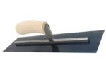 Marshalltown QLT Glättkelle, Holzgriff, Blaustahl, Maße: 610x127 mm – Bild 2