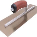 Marshalltown Glättkelle mit DuraKork Griff, Goldstahl, Maße: 267x114 mm