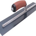 Marshalltown Glättkelle mit DuraKork Griff, Blaustahl, Maße: 406x127 mm