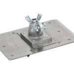 Marshalltown Sicherheitsstufen Lauf-Nutfräse/Kantenkelle, R 19mm, L 16mm, Edelstahl, Maße: 152x203 mm