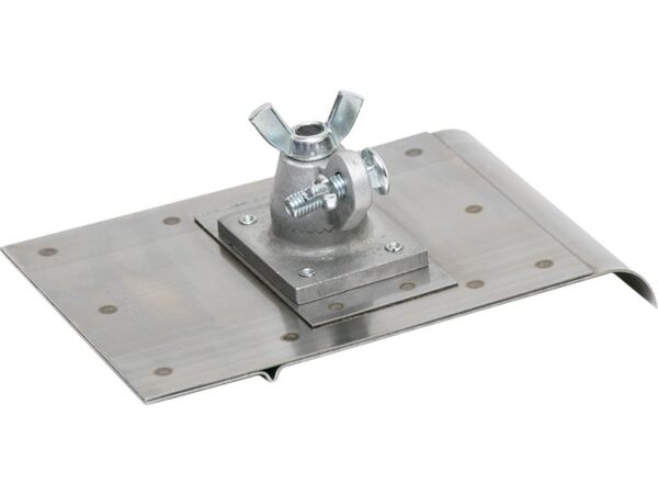 Marshalltown Sicherheitsstufen Lauf-Nutfräse/Kantenkelle, R 19mm, L 16mm, Edelstahl, Maße: 152x203 mm