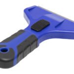 Marshalltown Fensterglasschaber, Softgrip Griff, blau-schwarz, Länge: 89 mm