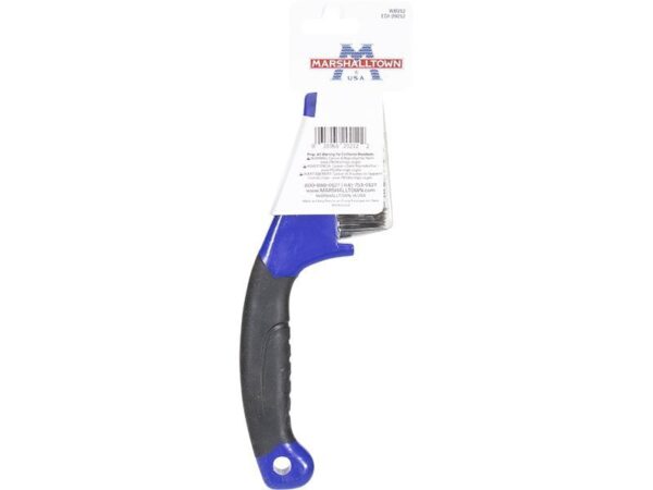 Marshalltown Edelstahl-Drahtbürste, Softgrip Griff, blau-schwarz, Maße: 222x89 mm