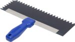 Marshalltown Kratzkelle, 13x13 mm V, Kunststoff Griff, Blaustahl, Maße: 305x127 mm – Bild 2