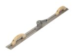 Marshalltown Bodenglätter "T-Kanal", abgerundete Enden, 2 Holzgriffe & Gewinde-Kippgelenk, Magnesium, Maße: 1219x79 mm