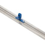 Marshalltown Bodenglätter "T-Form", abgerundete Enden, 360Grad-Dreh-Kippgelenk, Magnesium, Länge: 762x79 mm