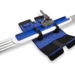 Marshalltown Finisher Tote Set: White Lightning 1219 mm Bodenglätter, Gen3 Mag Vibe, 4x 44 mm Octagon Stangen und Tasche