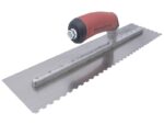 Marshalltown Zweiseitig gezahnte Kelle, Eckig 6x3x6 mm, Durasoft Griff, Stahl, Maße: 279x114 mm – Bild 2