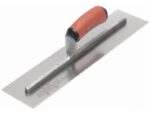 Marshalltown Dreiseitig gezahnte Kelle, U-3x2,5x3 mm, Durasoft Griff, Stahl, Maße: 279x114 mm