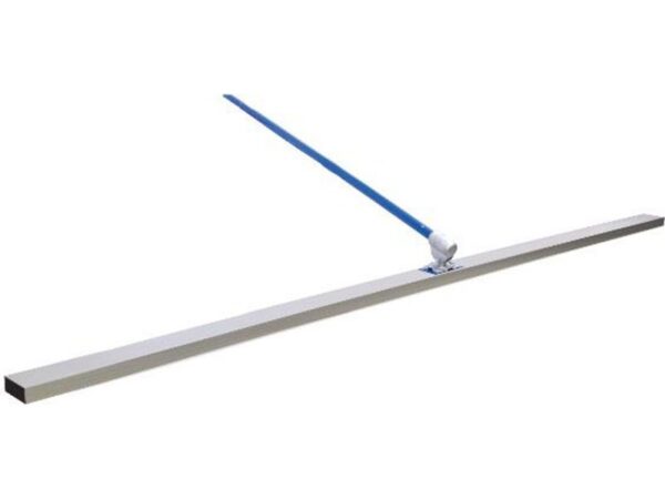 Marshalltown Betonabziehlatten Set mit T91 Kippgelenk, eckig, 3 Stangen a 1,8m, Verstärkung, Magnesium, Maße: 3000x102x51 mm