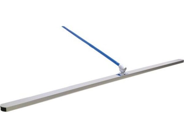 Marshalltown Betonabziehlatten Set mit T91 Kippgelenk, abgerundet, 3 Stangen a 1,8m, Verstärkung, Magnesium, Maße: 3000x127x51 mm