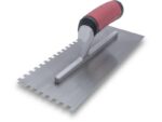 Marshalltown QLT Gezahnte Kelle, Eckig 6x6x6 mm, Soft Grip Griff, Stahl, Maße: 279x114 mm – Bild 2