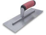 Marshalltown QLT Gezahnte Kelle, V-5,5x4 mm, Soft Grip Griff, Stahl, Maße: 279x114 mm