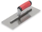 Marshalltown QLT Gezahnte Kelle, Flaches V-4,5x6x8 mm, Soft Grip Griff, Stahl, Maße: 279x114 mm – Bild 2