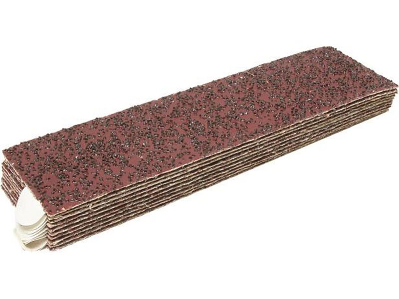 15748_Marshalltown_Sandpapier Marshalltown Sandpapier mit Klebstoff (10 Blätter/Beutel), 12er Körnung, Maße: 356x102 mm – Bild 1