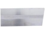 Marshalltown Gezahnte und einseitig gekürzte Kelle, Flaches V- 2,5x2,5x2,5 mm, Durasoft Griff, Stahl, Maße: 279x114 mm – Bild 5