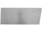 Marshalltown QLT Gezahnte und einseitig gekürzte Kelle, Flaches V-3x3x1,5 mm, Holzgriff, Stahl, Maße: 279x114 mm – Bild 4