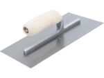 Marshalltown QLT Gezahnte und einseitig gekürzte Kelle, U- 1,5x0,75x0,75 mm, Holzgriff, Stahl, Maße: 279x114 mm – Bild 2