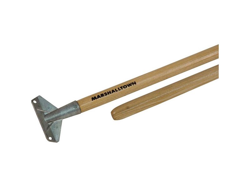 16046_Marshalltown_Ersatzstiel_ Betonrakel Marshalltown Ersatzstiel mit Stahlzwinge für Betonrakel 16047 und 16048, Holz, 1524 mm – Bild 1