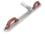 Marshalltown Bodenglätter "T-Form", abgerundete Enden, 2 Durasoft Griffe & Gewinde-Kippgelenk, Magnesium, Maße: 914x79 mm