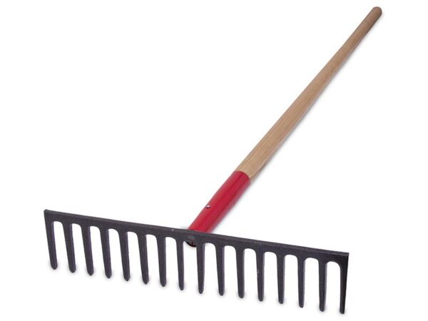 Marshalltown Robuster Strassenrechen, Eschenstiel, Stahl, Maße: 394x1524 mm