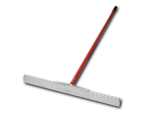 Marshalltown Scharfer Betonverteiler mit 1828 mm Stiel mit T-Verbinder, Magnesium, silber, 914x76 mm