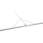 Marshalltown Betonbodenlatten Set, 3700 mm Stiel, Aluminium, Länge: 3700 mm