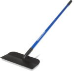 Marshalltown gebogener Bodenschaber, Stahl, Fiberglas-Stiel 1423 mm, Maße: 1473x305 mm