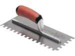 Marshalltown Gezahnte Kelle, Eckig, 8x8x8 mm, Durasoft Griff, Stahl,  Maße: 279x114 mm – Bild 3