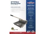 Bullet by Marshalltown Bodenbelagschneider EZ Shear Flooring Cutter, Schnittlänge: 660 mm