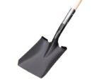 Marshalltown Schaufel aus gehärtetem 14 Gauge Stahl, eckig, D-Griff, Holzstiel 787 mm – Bild 2
